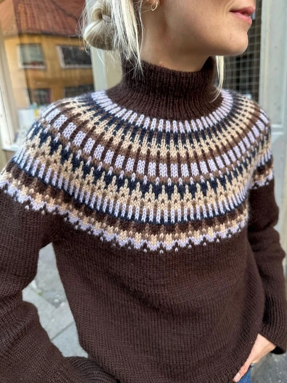 La Petit Étoile Solferino Kaki Sweater